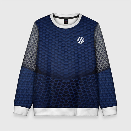 Детский свитшот Volkswagen: Sport Motors / 3D-Белый – фото 1
