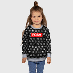 Свитшот детский FCSM Supreme, цвет: 3D-меланж — фото 2