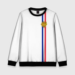 Детский свитшот Франция: лента с гербом