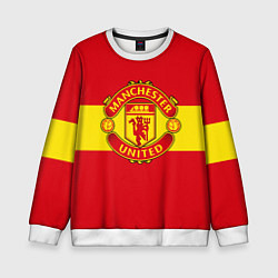 Свитшот детский FC Man United: Red Style, цвет: 3D-белый