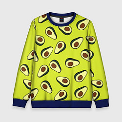 Свитшот детский Стиль авокадо, цвет: 3D-синий