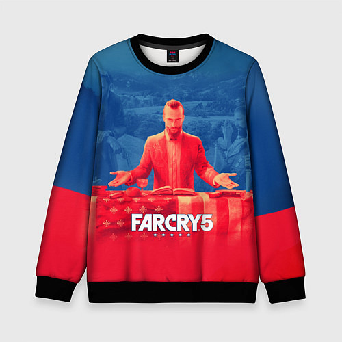 Детский свитшот Far Cry 5: Joseph Seed Family / 3D-Черный – фото 1