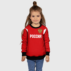 Свитшот детский Сборная России, цвет: 3D-черный — фото 2