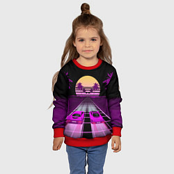 Свитшот детский Digital Race, цвет: 3D-красный — фото 2