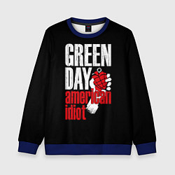 Свитшот детский Green Day: American Idiot, цвет: 3D-синий