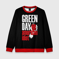 Свитшот детский Green Day: American Idiot, цвет: 3D-красный