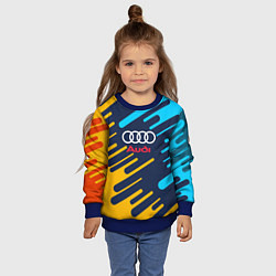 Свитшот детский Audi: Colour Sport, цвет: 3D-синий — фото 2