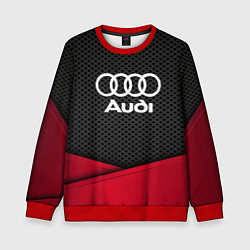 Свитшот детский Audi: Grey Carbon, цвет: 3D-красный