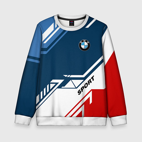 Детский свитшот BMW SPORT / 3D-Белый – фото 1