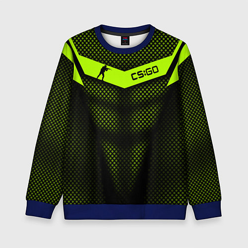 Детский свитшот CS:GO Carbon Form / 3D-Синий – фото 1