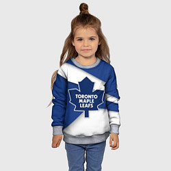 Свитшот детский Toronto Maple Leafs, цвет: 3D-меланж — фото 2