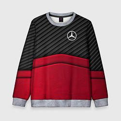 Свитшот детский Mercedes Benz: Red Carbon, цвет: 3D-меланж