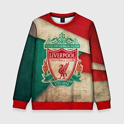 Свитшот детский FC Liverpool: Old Style, цвет: 3D-красный