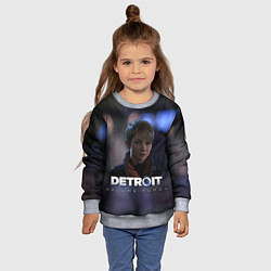 Свитшот детский Detroit: Kara, цвет: 3D-меланж — фото 2