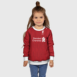 Свитшот детский FC Liverpool Home 18-19, цвет: 3D-белый — фото 2