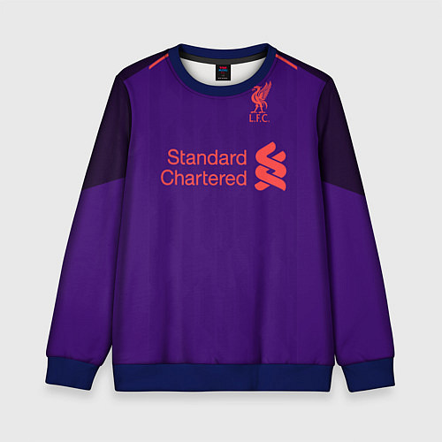 Детский свитшот FC Liverpool: Salah Away 18/19 / 3D-Синий – фото 1