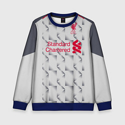 Свитшот детский FC Liverpool Alt 18-19, цвет: 3D-синий