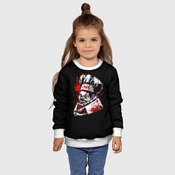 Свитшот детский Pudge Chef, цвет: 3D-белый — фото 2