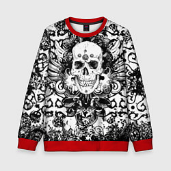 Детский свитшот Grunge Skull