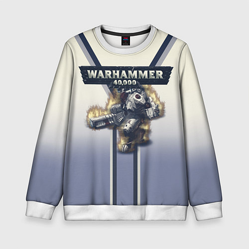 Детский свитшот Warhammer 40000: Tau Empire / 3D-Белый – фото 1