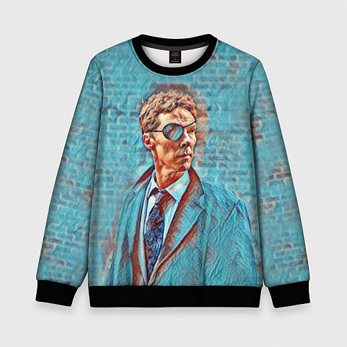 Детский свитшот Melrose Patrick / 3D-Черный – фото 1