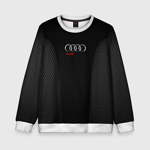 Детский свитшот Audi Carbon / 3D-Белый – фото 1