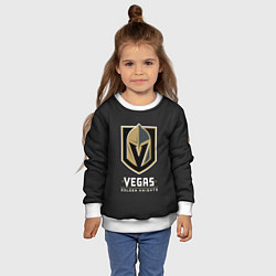 Свитшот детский Vegas: Golden Knights, цвет: 3D-белый — фото 2