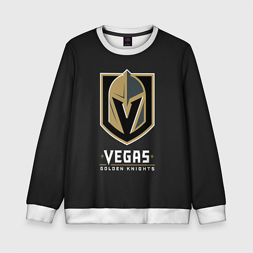 Детский свитшот Vegas: Golden Knights / 3D-Белый – фото 1