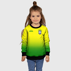 Свитшот детский CBF Brasil, цвет: 3D-черный — фото 2