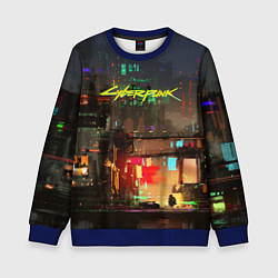 Детский свитшот Cyberpunk 2077: Night City