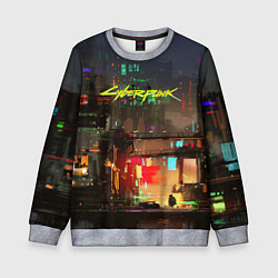 Детский свитшот Cyberpunk 2077: Night City