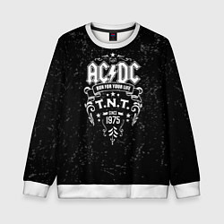 Свитшот детский AC/DC: Run For Your Life, цвет: 3D-белый