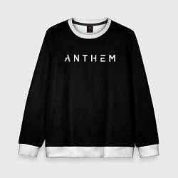 Свитшот детский ANTHEM: Black Style, цвет: 3D-белый