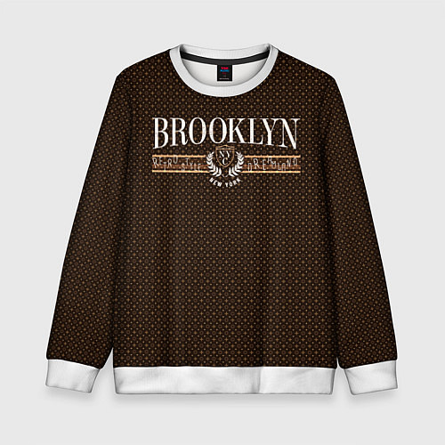 Детский свитшот Brooklyn Style / 3D-Белый – фото 1