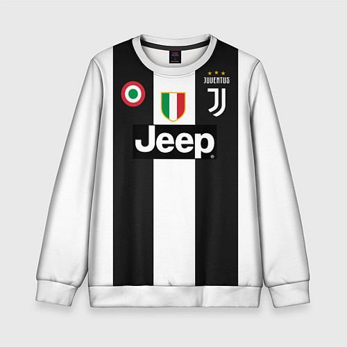 Детский свитшот FC Juventus 18-19 / 3D-Белый – фото 1