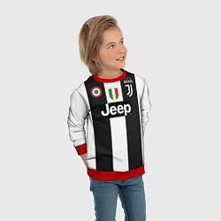 Свитшот детский FC Juventus 18-19, цвет: 3D-красный — фото 2