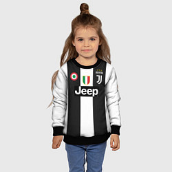 Свитшот детский FC Juventus 18-19, цвет: 3D-черный — фото 2