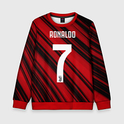 Свитшот детский Ronaldo 7: Red Sport, цвет: 3D-красный