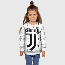 Свитшот детский Exclusive form Ronaldo, цвет: 3D-белый — фото 2