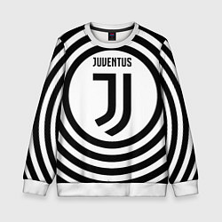 Свитшот детский FC Juventus Round, цвет: 3D-белый