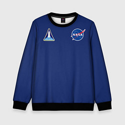 Свитшот детский NASA: Special Form, цвет: 3D-черный