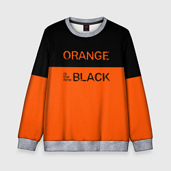 Свитшот детский Orange Is the New Black, цвет: 3D-меланж