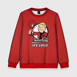 Свитшот детский Nuka Cola: Ice Cold, цвет: 3D-красный