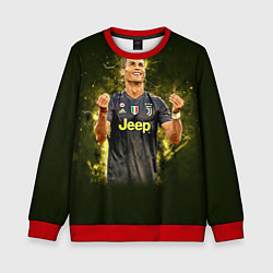 Свитшот детский Ronaldo: Juve Sport, цвет: 3D-красный