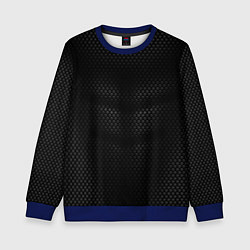 Свитшот детский Карбоновая броня, цвет: 3D-синий