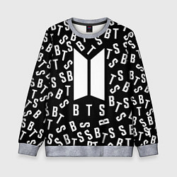 Свитшот детский BTS: Black Style, цвет: 3D-меланж