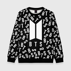 Свитшот детский BTS: Black Style, цвет: 3D-черный