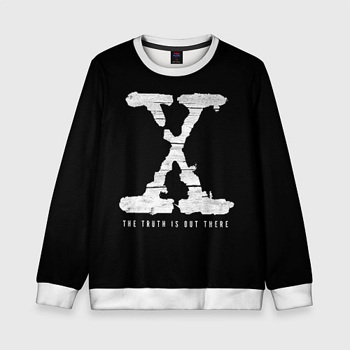 Детский свитшот The Truth Is Out There / 3D-Белый – фото 1