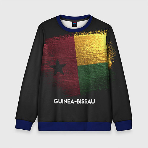 Детский свитшот Guinea-Bissau Style / 3D-Синий – фото 1