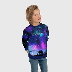Свитшот детский No Man's Sky: Space Vision, цвет: 3D-синий — фото 2